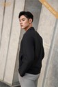 WAJKBD186M - ĐEN_2 Ảnh của Áo jacket cổ đức 2 lớp